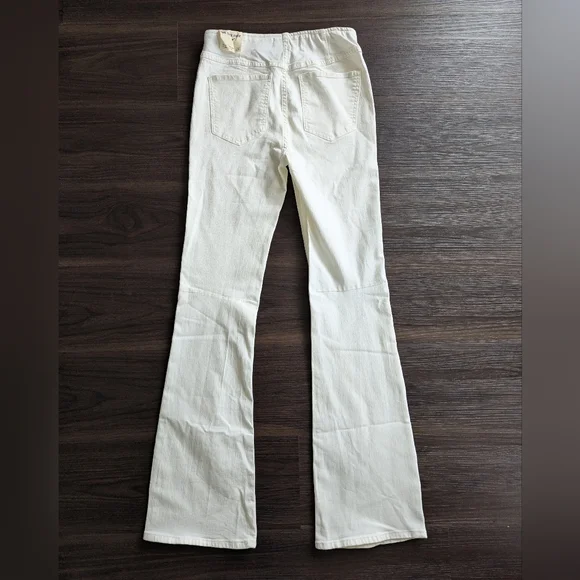 NWOT We The Free Jenny High Rise Flare Pants 28 White Coastal Cowgirl - Picture 6 of 9